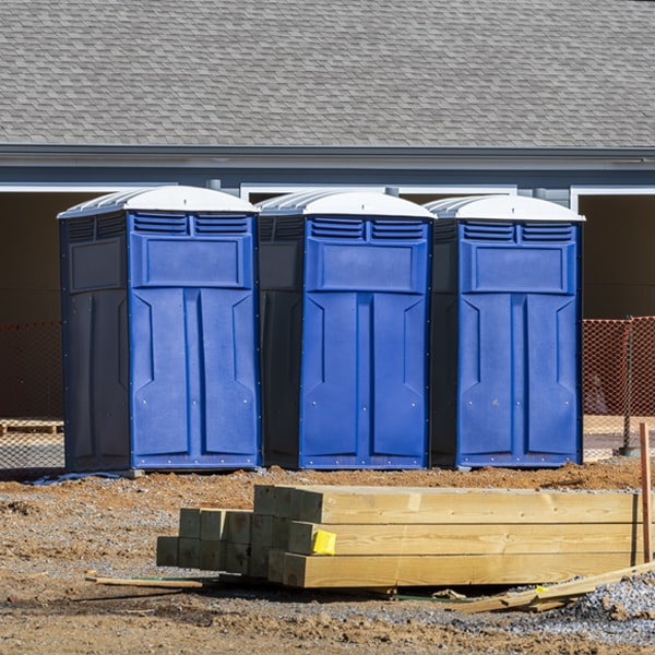 is there a specific order in which to place multiple porta potties in Chester CA